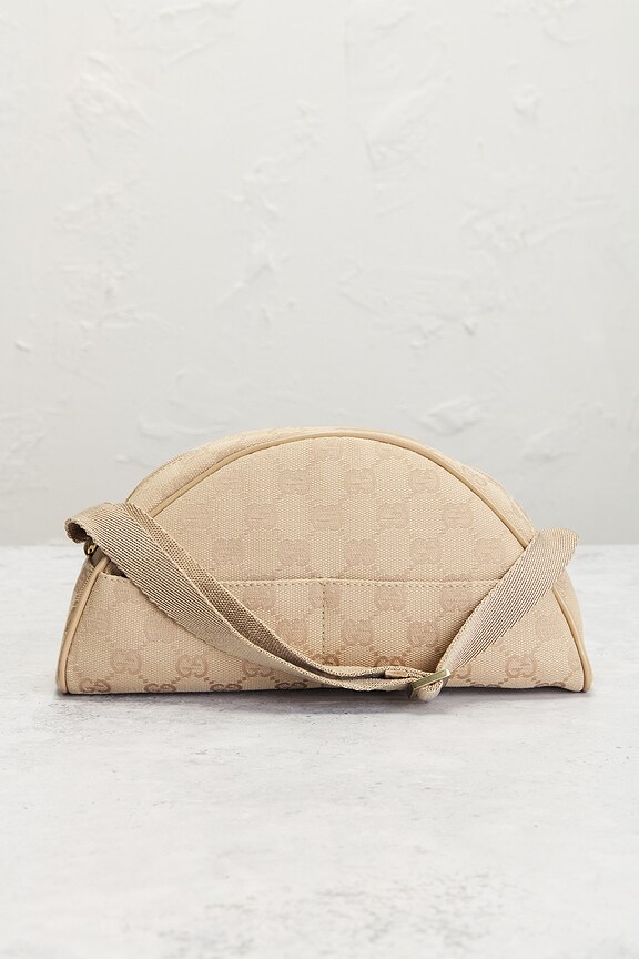 view 2 of 8 Gucci Half Moon Croissant Handbag in Beige