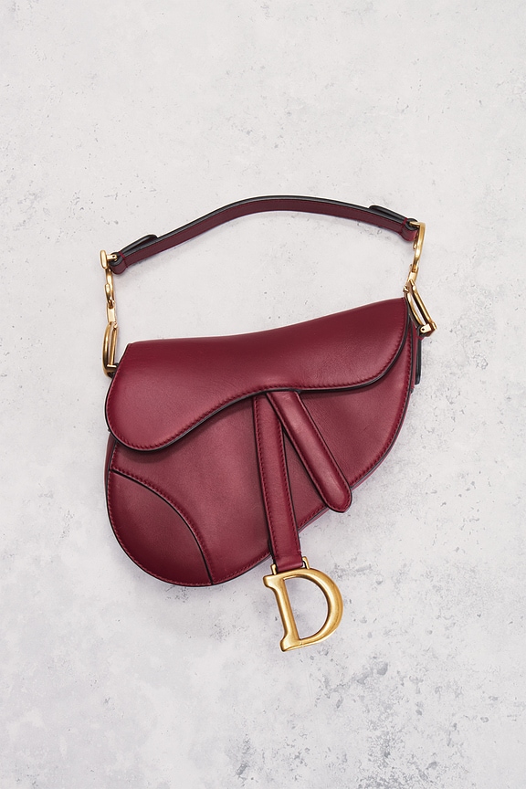 view 2 of 8 Dior Saddle Bag in Red