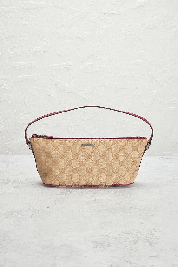 view 2 of 7 Gucci GG Boat Pochette Shoulder Bag in Beige