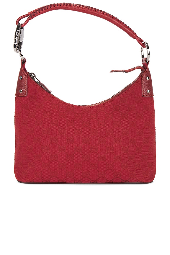 view 1 of 7 Gucci GG Canvas Shoulder Bag in Red