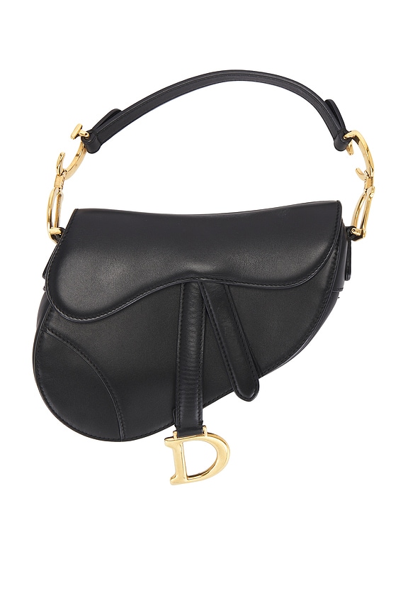 view 1 of 8 Dior Mini Saddle Bag in Black