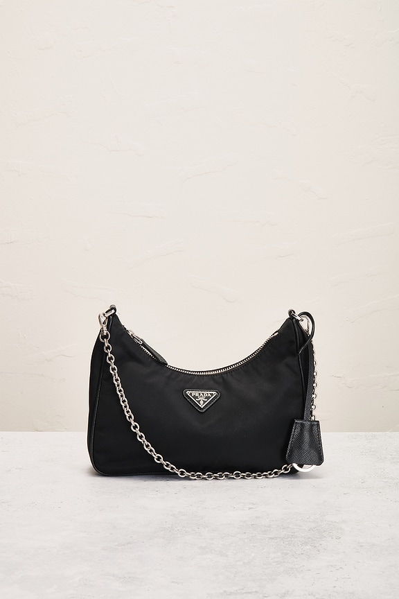 view 2 of 7 Prada Re-Edition 2005 Re-Nylon Shoulder Bag in Black