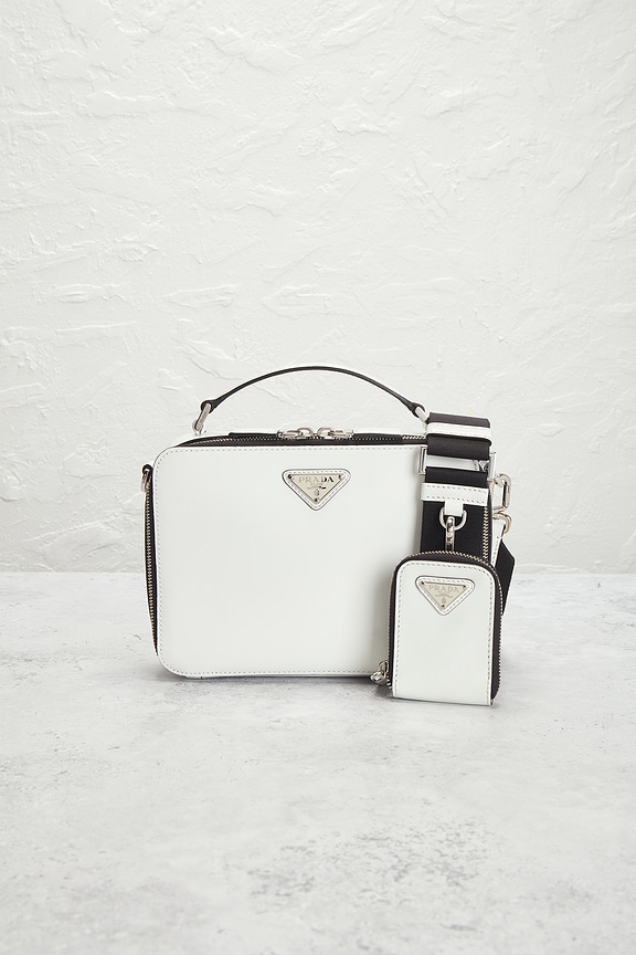 view 2 of 8 SAC PORTÉ ÉPAULE PRADA in White