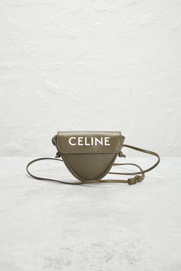 view 2 of 7 Celine Triangle Shoulder Bag in Olive