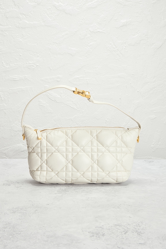 view 2 of 9 Dior Cannage Nomade Pouch in White