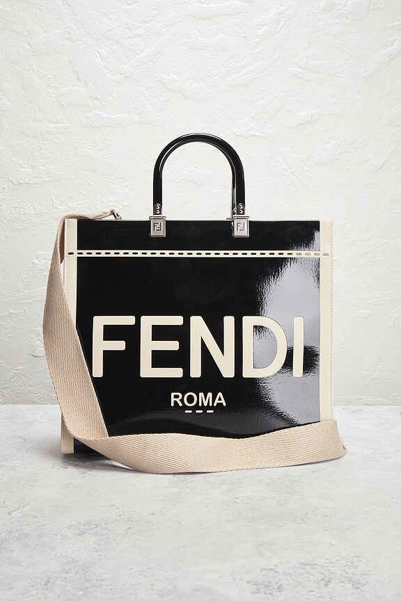 view 2 of 7 Fendi Sunshine Shopper Tote Bag in Black