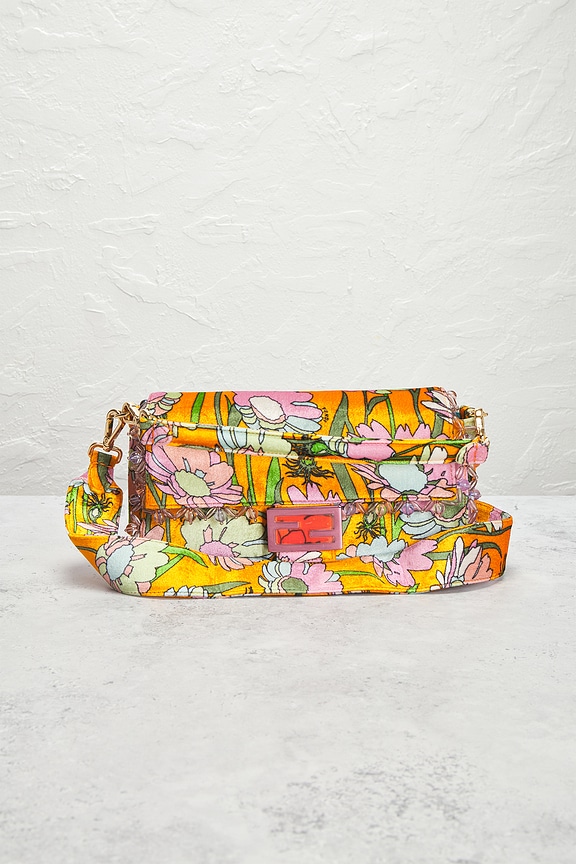 view 2 of 9 Fendi Beaded Floral Mama Baguette Shoulder Bag in Multi