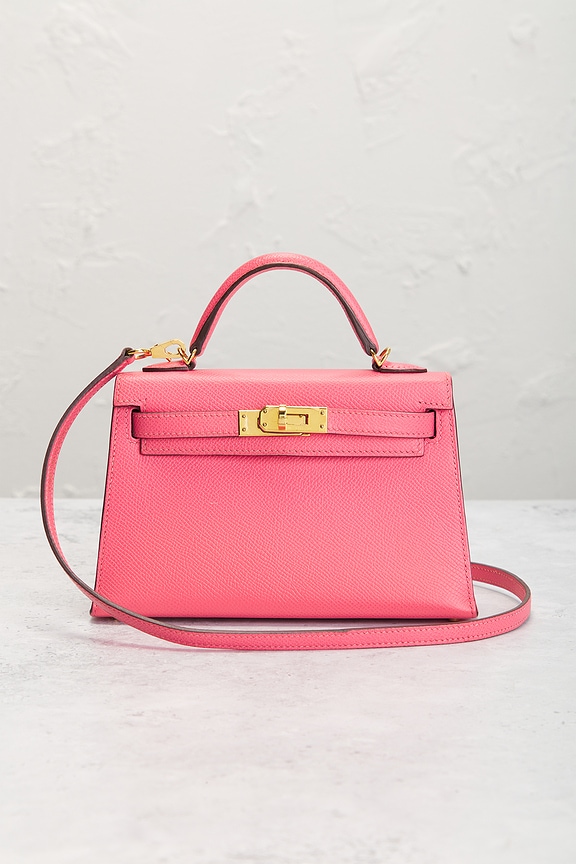 view 2 of 9 СУМКА HERMES in Rose Azalee