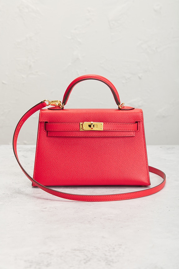 view 2 of 7 СУМКА HERMES in Rouge Tomate