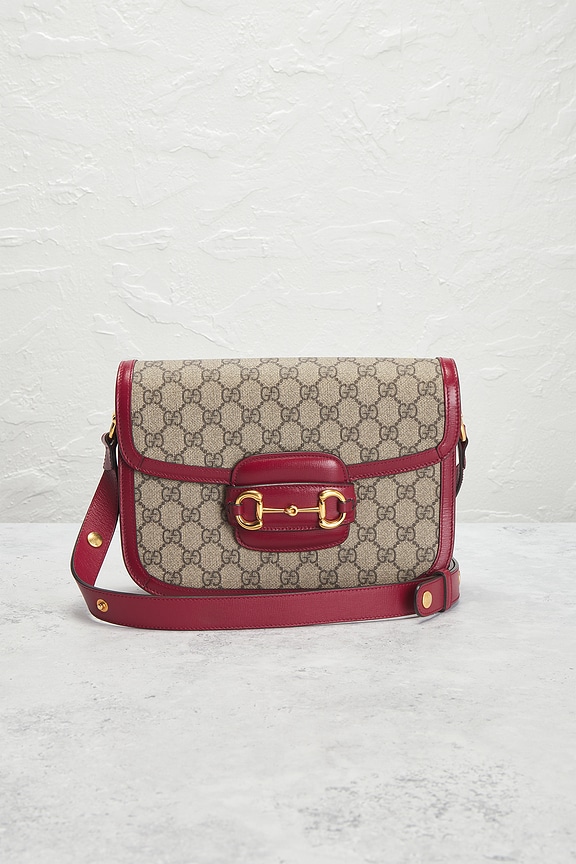 view 2 of 7 Gucci Horsebit 1955 Shoulder Bag in Beige