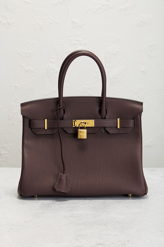 view 2 of 9 Hermes Togo Birkin Sellier 30 Handbag in Rouge Serie