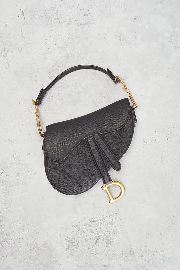 view 2 of 8 DIOR 새들 백 in Black