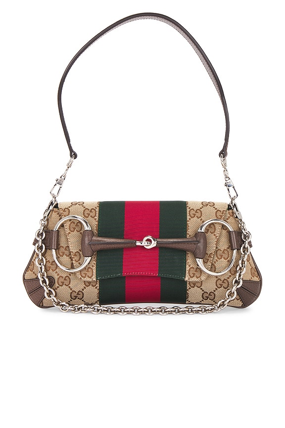 view 1 of 9 Gucci Horsebit Clutch in Beige