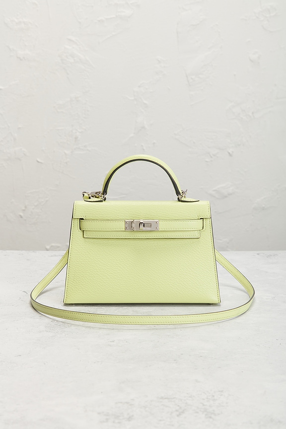 view 2 of 7 Hermes Chevre Kelly Sellier 20 Handbag in Jaune Bourgeon