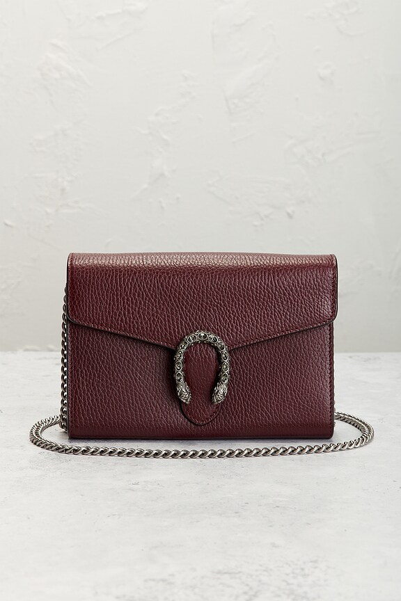 view 2 of 8 Gucci Dionysus Wallet On Chain in Bordeaux