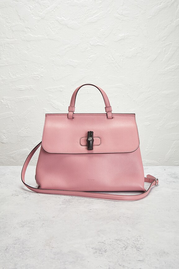 view 2 of 6 Gucci Bamboo Daily Handbag in Pink