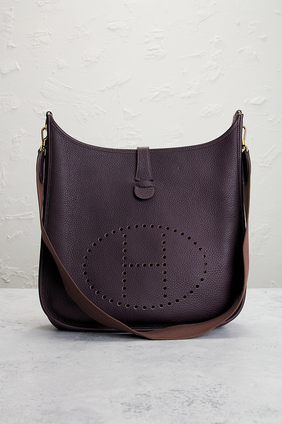view 2 of 10 HERMES 숄더백 in Purple