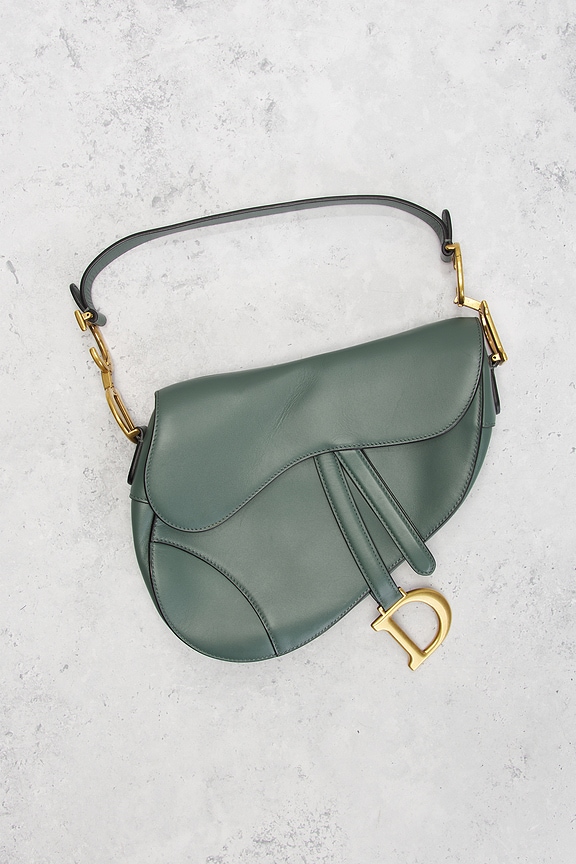 view 2 of 9 Dior Saddle Bag in Green