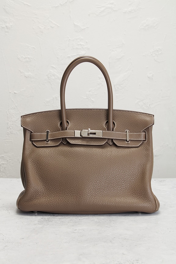 view 2 of 9 Hermes Togo Birkin 30 Handbag in Etoupe