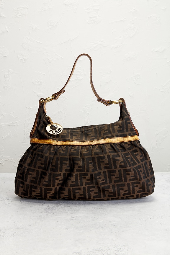 view 2 of 8 Fendi Zucca Chef Shoulder Bag in Brown