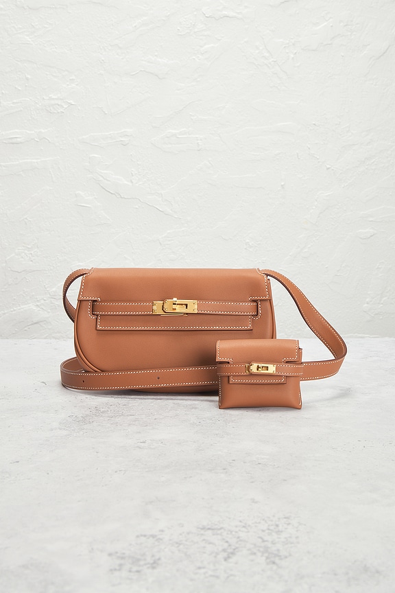 view 2 of 8 Hermes Swift Kelly Moove Shoulder Bag in Gold