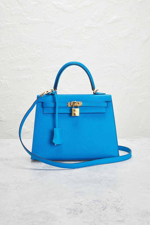 view 2 of 8 HERMES 핸드백 in Bleu Frida