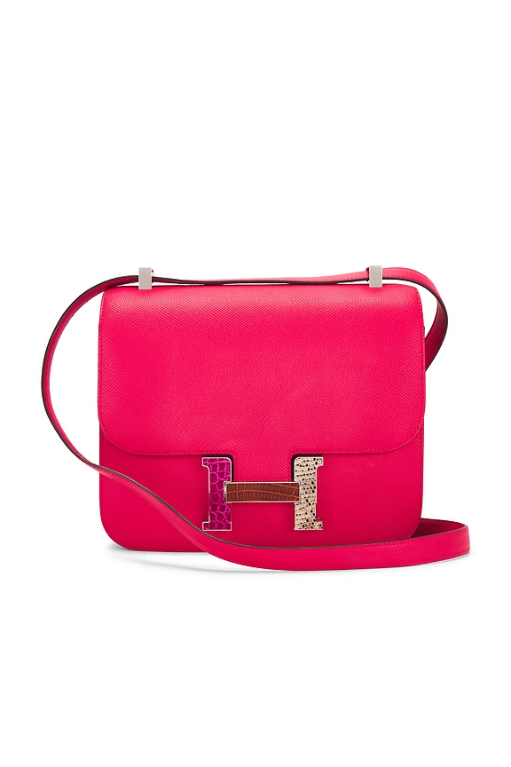 view 1 of 10 СУМКА НА ПЛЕЧО HERMES in Rose Extreme