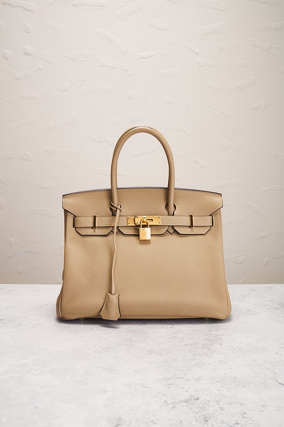 view 2 of 9 HERMES ハンドバッグ in Beige Marfa