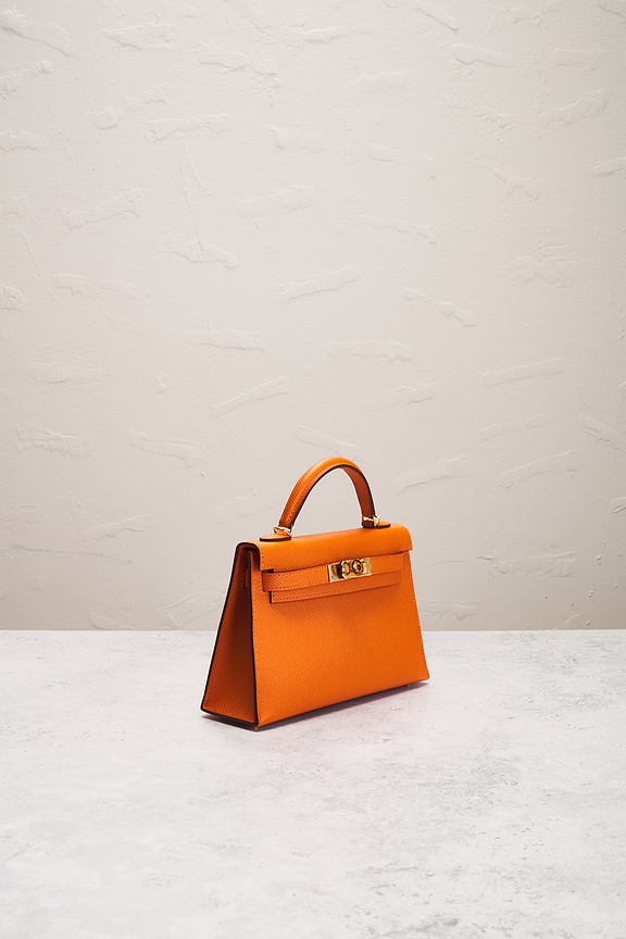FWRD Renew Hermes Epsom Kelly 20 Handbag in Orange | REVOLVE