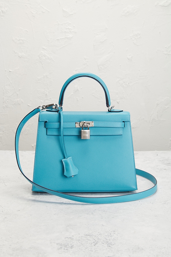 view 2 of 7 HERMES 핸드백 in Bleu De Norde