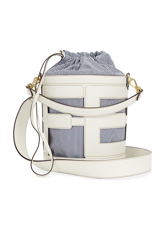 view 1 of 8 Fendi Step Out Bucket Bag in Light Blue