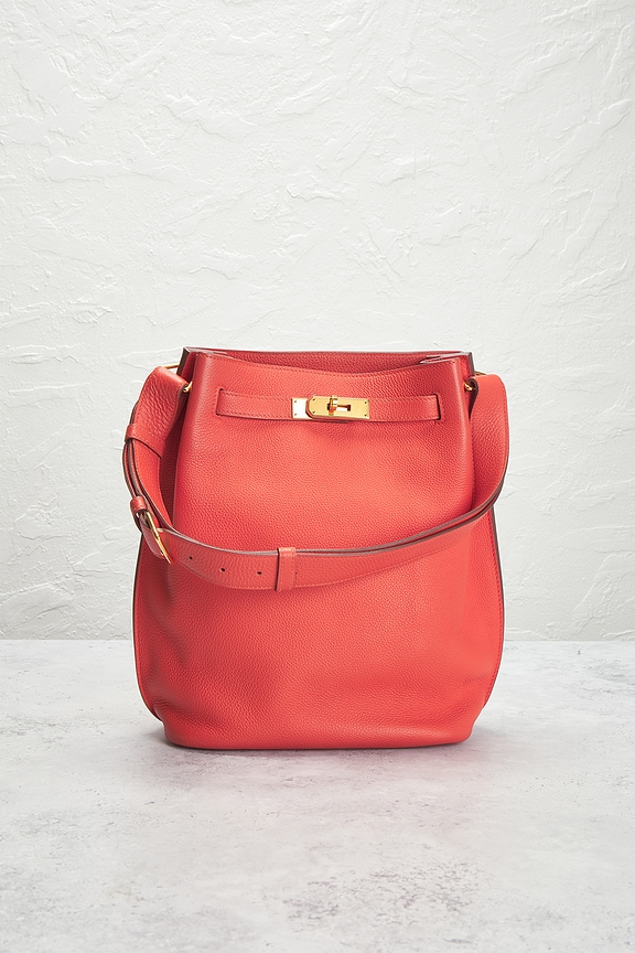 view 2 of 9 Hermes Togo So Kelly 22 Shoulder Bag in Rouge