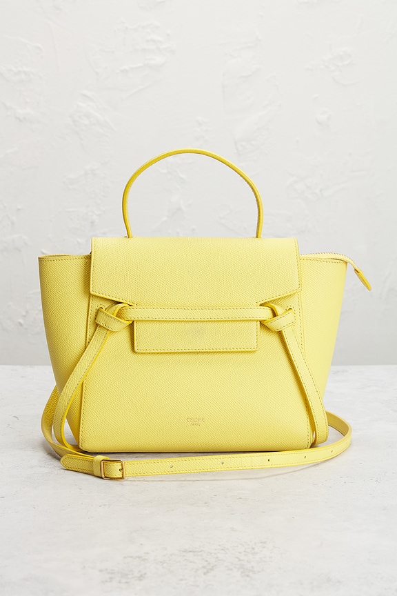 view 2 of 10 Celine Nano Belt Bag in Yellow