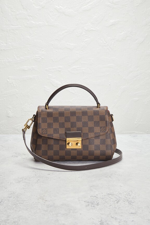 view 2 of 9 Louis Vuitton Damier Ebene Croisette Handbag in Brown