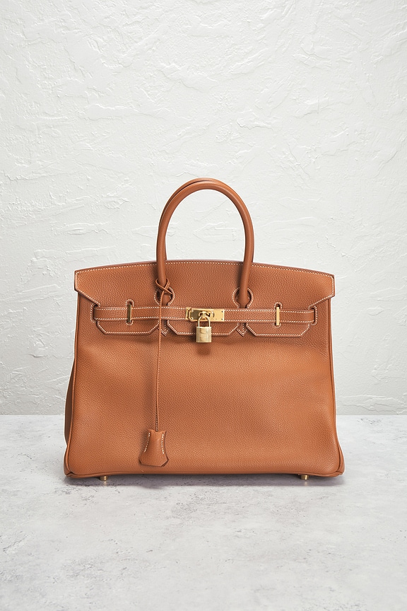 view 2 of 8 HERMES 핸드백 in Gold