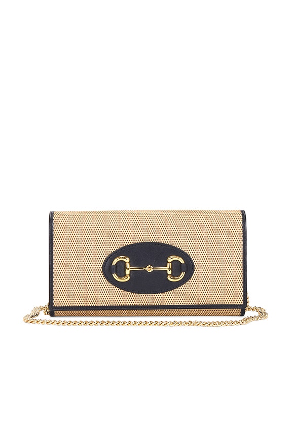 view 1 of 8 БУМАЖНИК НА ЦЕПОЧКЕ GUCCI in Neutral