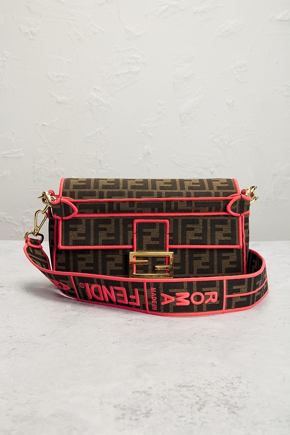 view 2 of 8 Fendi 1974 Roma Amor Baguette Shoulder Bag in Brown