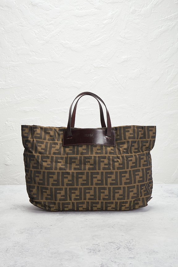 view 2 of 9 Fendi Zucca Tote Bag in Brown