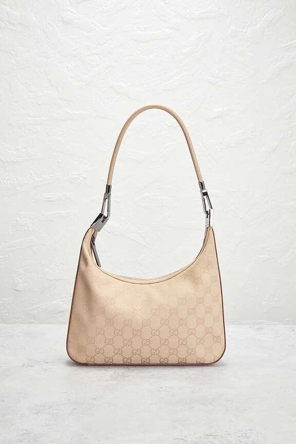 view 2 of 9 Gucci GG Clasp Hobo Bag in Ivory
