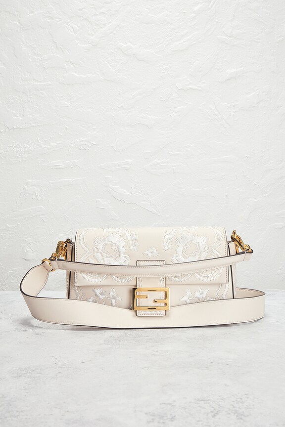 view 2 of 7 Fendi Mama Baguette Shoulder Bag in Beige