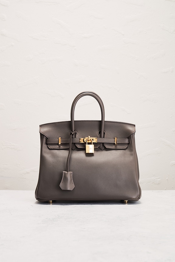 view 2 of 9 Hermes Veau Swift Birkin 25 Handbag in Etain