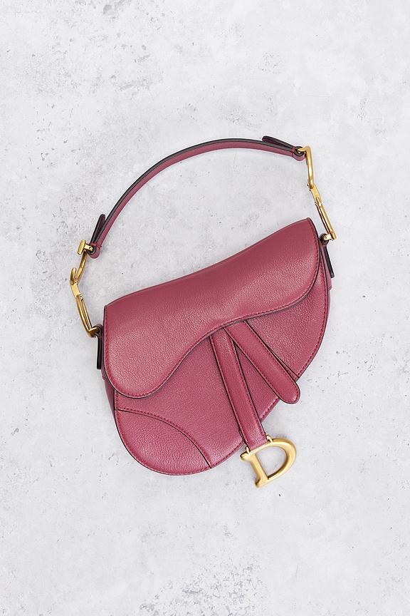 view 2 of 8 Dior Saddle Bag in Mauve
