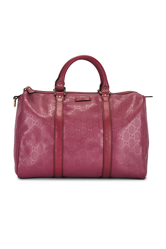 view 1 of 10 Gucci Imprime Joy Mini Boston Bag in Red
