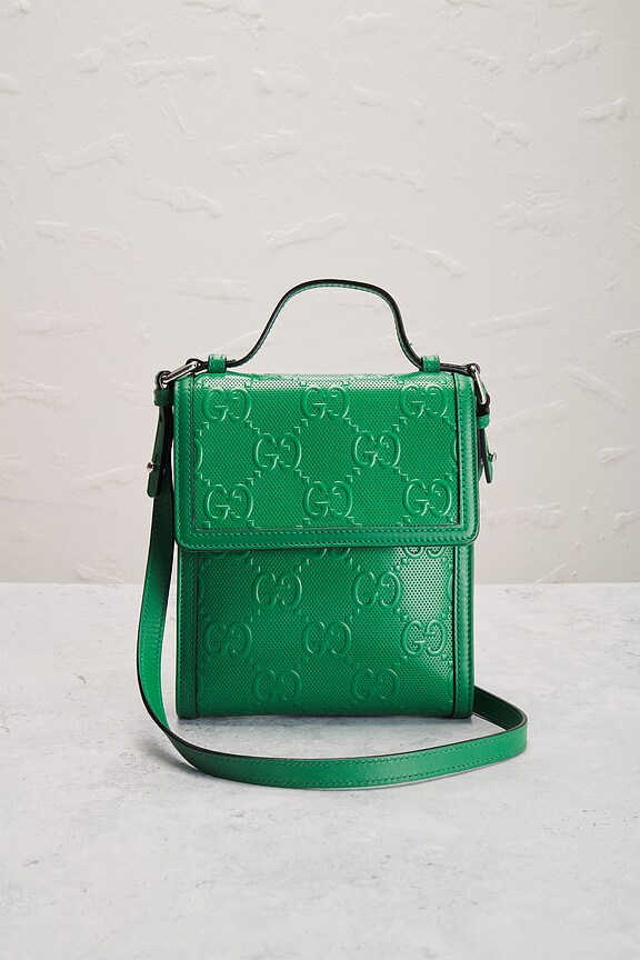 view 2 of 9 GUCCI 메신저백 in Green