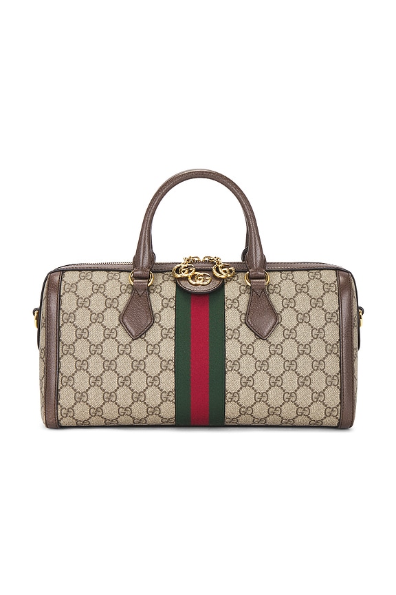 view 1 of 8 Gucci Ophidia Boston Bag in Beige