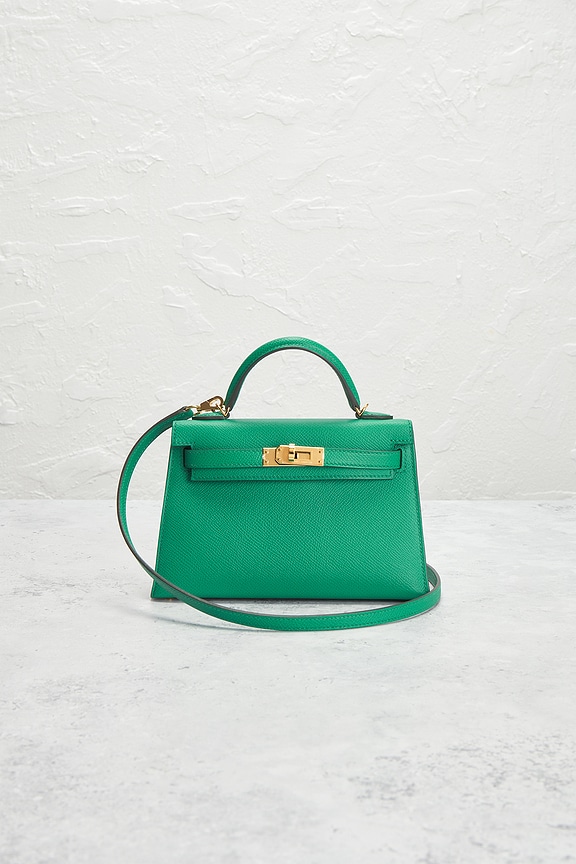 view 2 of 7 HERMES ハンドバッグ in Vert Vertigo