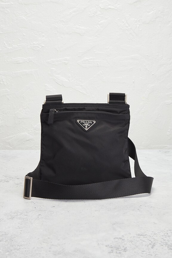 view 2 of 8 PRADA 메신저백 in Black