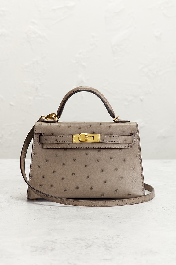 view 2 of 7 SAC À MAIN HERMES in Gris