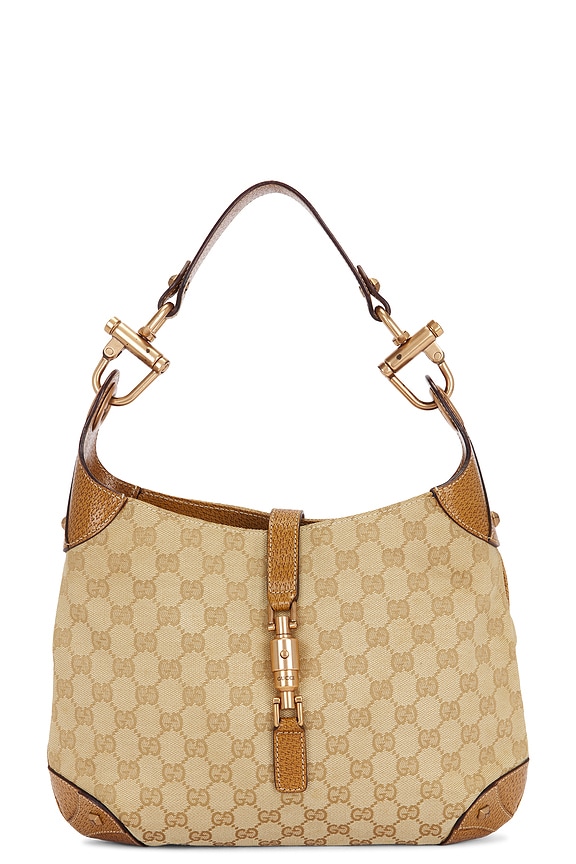 view 1 of 8 Gucci New Jackie Hobo Bag in Beige