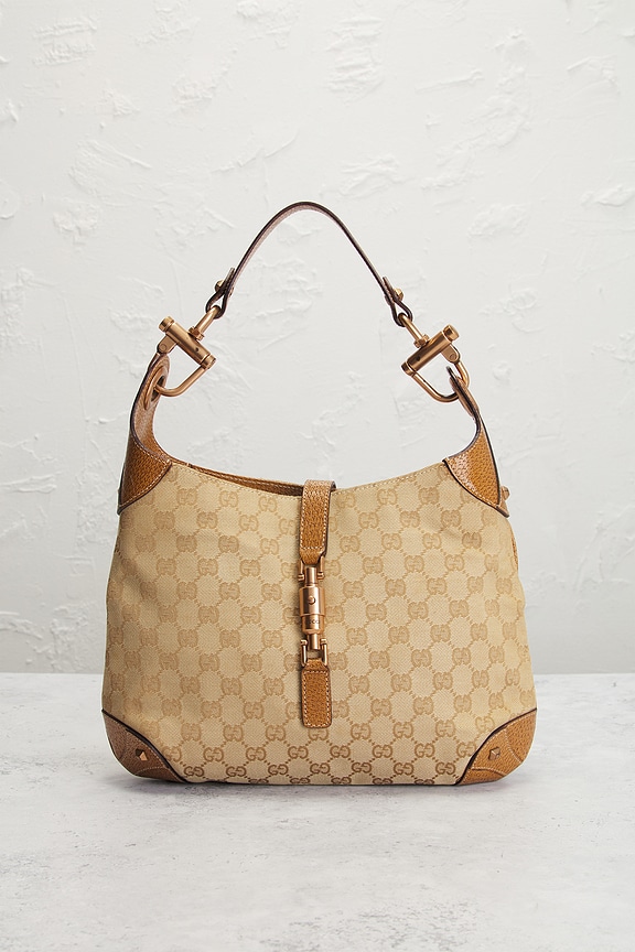 view 2 of 8 Gucci New Jackie Hobo Bag in Beige